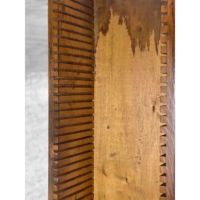 Early 20th Century Antique Farmhouse Maple Railroad File Index Dovetailed Cabinet Chest For Sale - Image 5 of 11