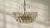 Large Mid-Century Brass and Crystal Glass Ceiling Lamp from Palwa For Sale - Image 10 of 11