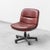 Office Chair in Burgundy Leather, 1970s For Sale - Image 9 of 9