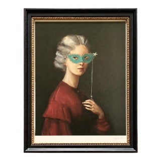 Janet Hill Studio Framed Robber Baroness Secret Sorority Art Print For Sale