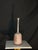 Ceramic Vintage Textured Studio Pottery Vase in Charcoal and Burgundy, 20 Inches For Sale - Image 7 of 8