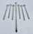Mid-Century Modern 1990s Postmodern Waterford Polished Silver Cocktail Stirrer Spoons & Cocktail Stirrer Spoon - 7 Pieces For Sale - Image 3 of 11
