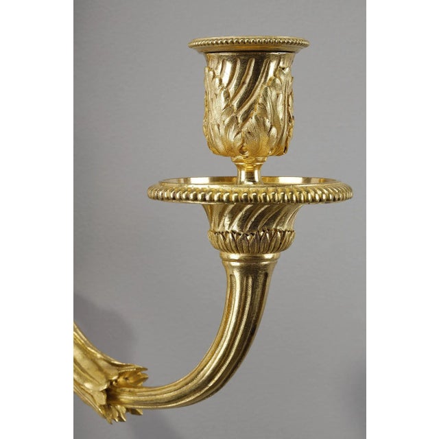 Vintage Golden Candelholder Sconces, Set of 2 For Sale - Image 9 of 13
