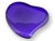 Elsa Peretti for Tiffany & Co. cobalt glass heart paperweight . This sculptural desk accessory features Peretti’s...