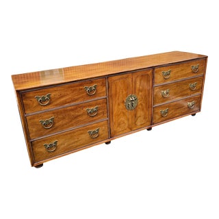 Mid 20th Century Vintage Henredon Chinoiserie Dresser For Sale