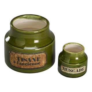 Ceramic Jars by Mado Jolain, 1960s, Set of 2 For Sale