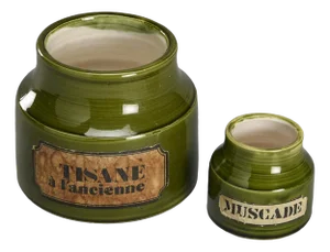 Ceramic Jars by Mado Jolain, 1960s, Set of 2