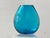 Blue Sarner Cristal Glass Vase in Blue Tinted Studio Glass, Switzerland, 1970s For Sale - Image 8 of 8