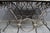French Style Wrought Iron Pastry Table With Quartzite Top For Sale - Image 11 of 11