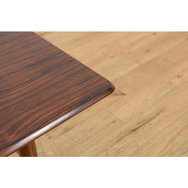 Brown Mid-Century Danish Rosewood Coffee Table, 1960s For Sale - Image 8 of 11