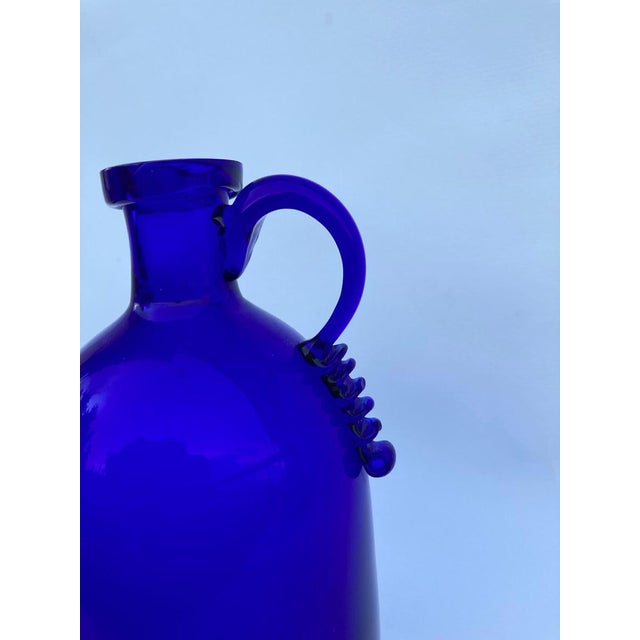 Vintage Italian Murano Glass Vase by Vittorio Zecchin For Sale - Image 15 of 18