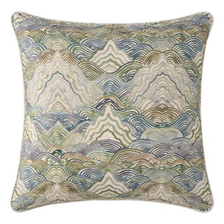 Shangri La Pillow Cover in Verde, 20x20 Pillow For Sale
