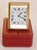Late 20th Century Cartier Tank Desk Clock Two-Tone Gold and Steel For Sale - Image 5 of 14