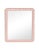 Contemporary Fleur Home Carnival Gras Rectangle Mirror in Salmon Berry, 27x38 For Sale - Image 3 of 3