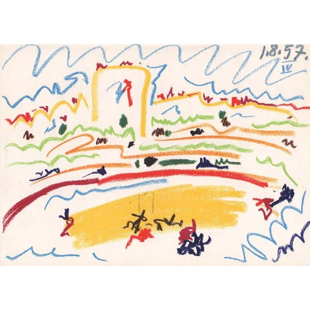 1961 Pablo Picasso Toros Y Toreros 4 Dated 1/8/57 For Sale