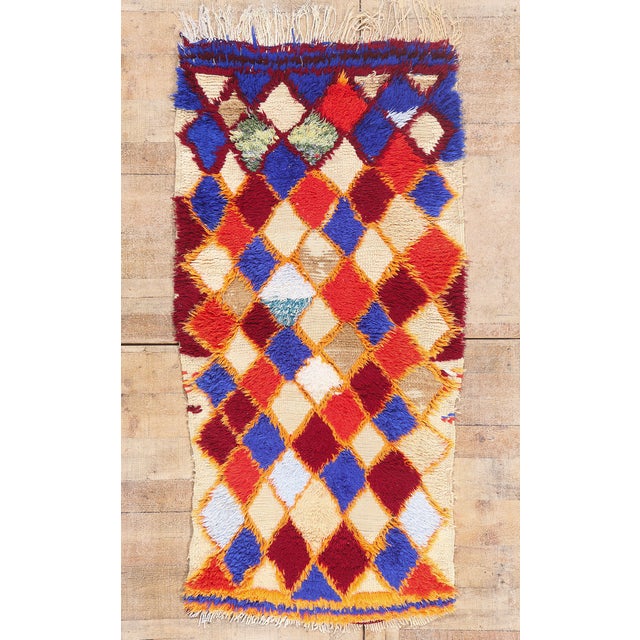 Vintage Azilal Moroccan Rug, 02'11 X 05'10 For Sale - Image 10 of 10