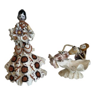 Woman Figurines, 1960s, Set of 2 For Sale