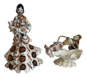 Woman Figurines, 1960s, Set of 2