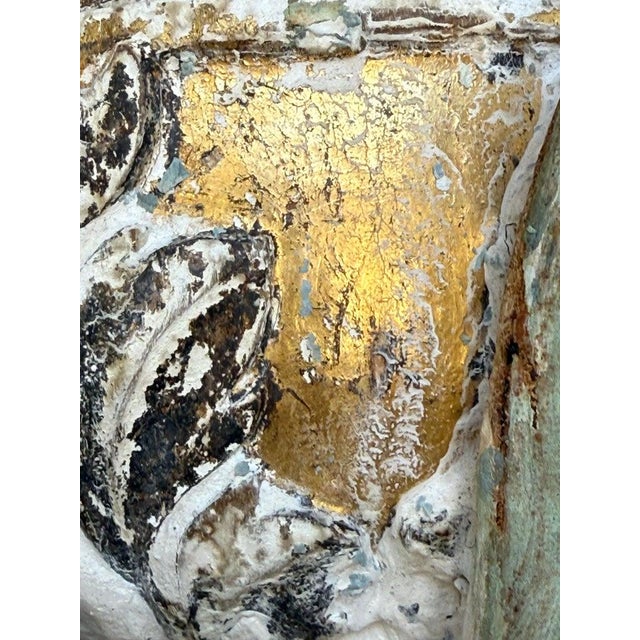 Late 19th Century Grand Italian Painted and Giltwood Twelve-Light Chandelier For Sale - Image 15 of 16