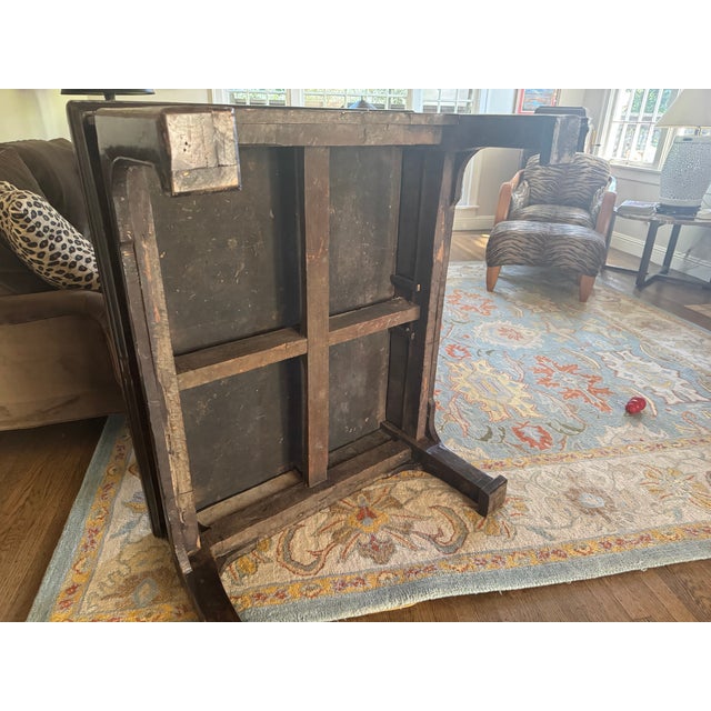 1880’s Chinese Kang Table With Original Lacquer Finish Sourced by Brown and Kobayashi For Sale - Image 9 of 11