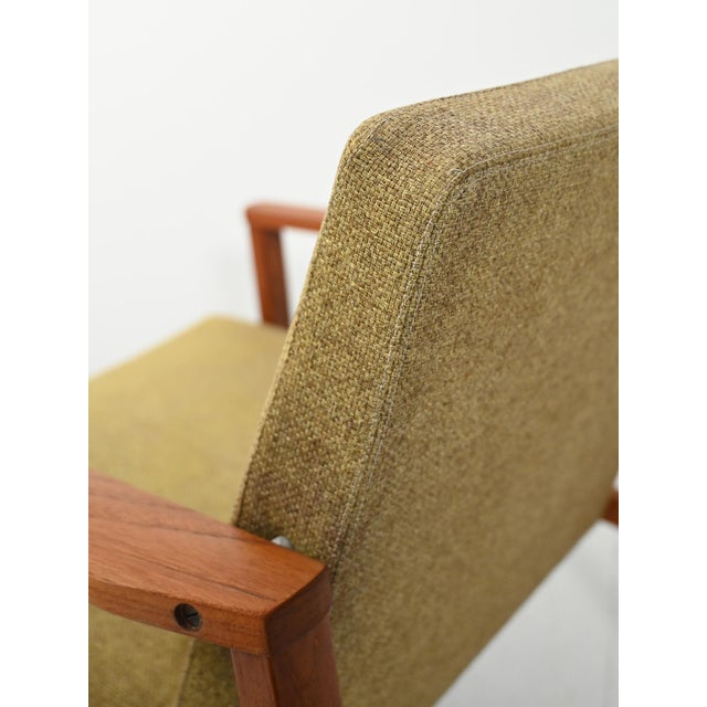 Danish Teak Armchairs with Green Upholstery, 1950s, Set of 2 For Sale - Image 12 of 17