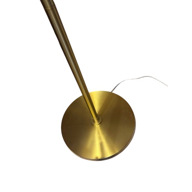 Transitional Wellfleet Wide Floor Lamp For Sale - Image 3 of 4