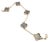 Mid 20th Century Van Cleef & Arpels Alhambra Rose Gold Obsidian Bracelet For Sale In Philadelphia - Image 6 of 12