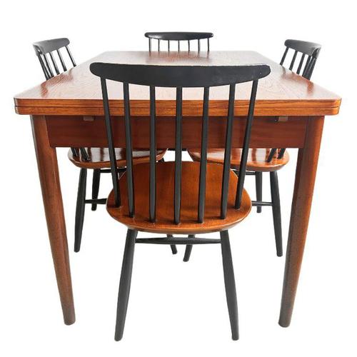 Mid-Century Danish Teak Extendable Dining Table, 1960s For Sale - Image 14 of 15