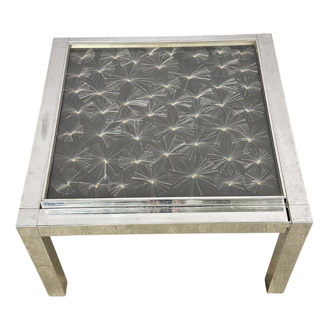 Vintage Fiber Optic Table, 1970 For Sale