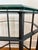 Patinated Brass and Beveled Glass Octagonal Side Table Campaign Style For Sale - Image 9 of 12