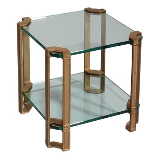 T24 Coffee Table in Double Glass by Peter Ghyczy, 1970 For Sale