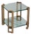 T24 Coffee Table in Double Glass by Peter Ghyczy, 1970 For Sale