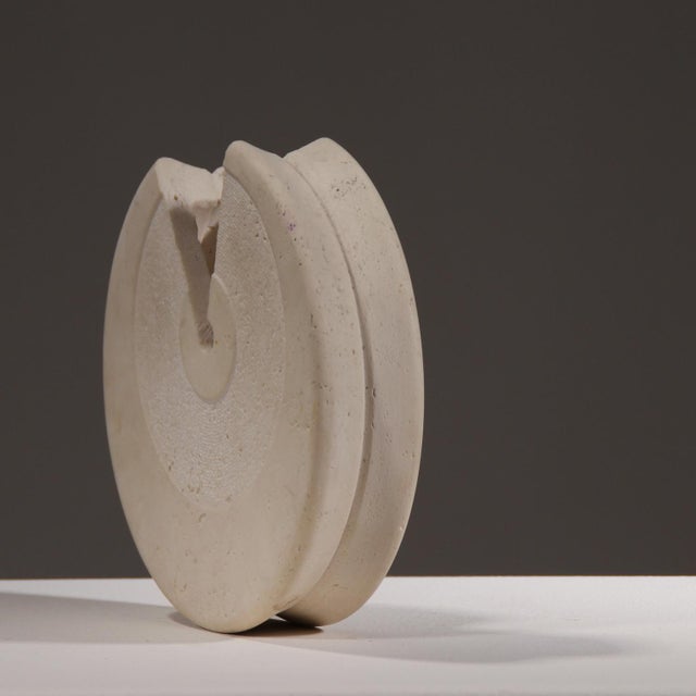 Stone Travertine Vase by Pier Alessandro Giusti and Egidio Di Rosa for Up and Up, Italy, 1970s For Sale - Image 7 of 8
