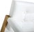 Metal Director White Vegan Leather & Gold Steel Counter Stool For Sale - Image 7 of 10