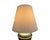 Metal Vintage Mid Century Modern Brass Beehive Urn Table Lamps Shades For Sale - Image 7 of 8