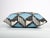 Blue Geometric Ikat Pillow Cover For Sale - Image 4 of 6