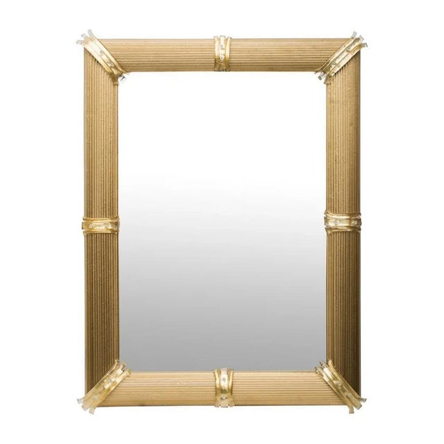 Gold Venetian Rigatello Mirror For Sale - Image 5 of 5