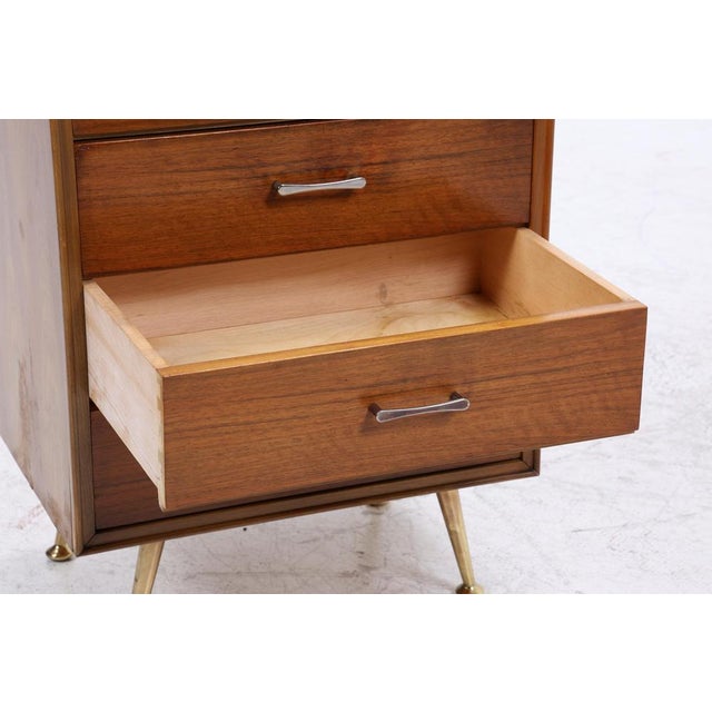 Mid-Century Wooden Chest of Drawers For Sale - Image 6 of 13