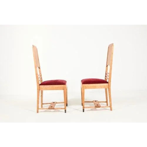 Art Nouveau Chairs from Alfred Grenander, Set of 8 For Sale - Image 4 of 13