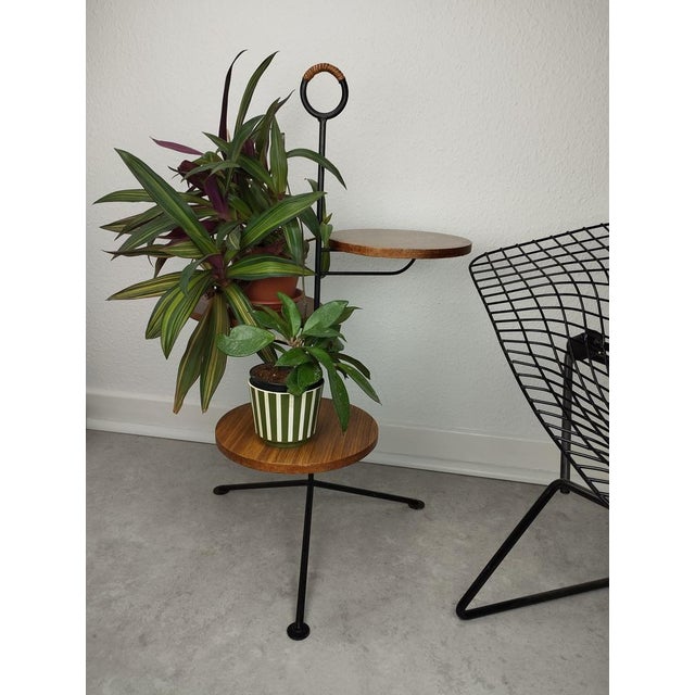 Mid-Century Modern Mid-Century Tripod Plant or Cake Stand from Ilse Möbel, 1960s For Sale - Image 3 of 15