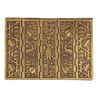 Art Deco Lidded Box by Eugen Schwemmle for Erhart Söhne, 1930s For Sale