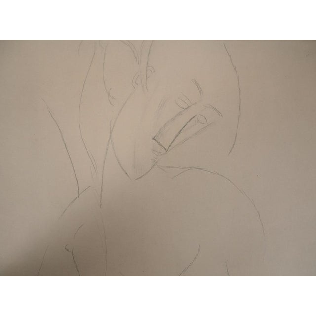 After Amedeo Modigliani, Caryatide, 1959, Lithograph For Sale - Image 4 of 5