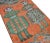 Mythological Runner Rug Hand-Knotted 2'9"x9'6" Vibrant Orange Turkish Rug Kitchen Runner Extraterrestrial Motif For Sale - Image 9 of 14
