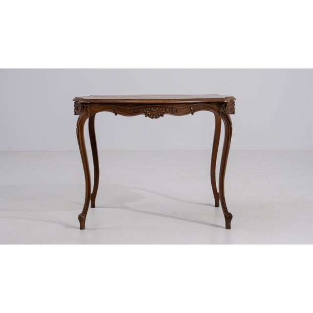 French Louis XV Side Table in Original Patina, Rococo Style, France, 19th Century For Sale - Image 3 of 12