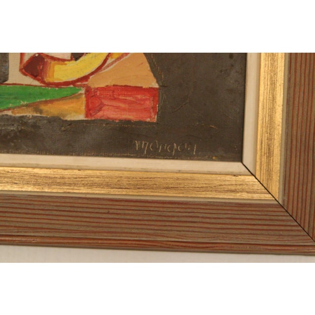 Wilhelm Henning, Layers, 1950s, Oil on Canvas, Framed For Sale - Image 11 of 15
