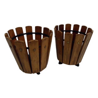 Vintage Plant Boxes, 1950s, Set of 2 For Sale