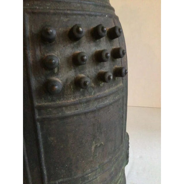 Late 19th Century 19th Century Bronze Temple Bell For Sale - Image 5 of 9