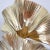 Pair of Ginkgo Brass Table Lamps, Mid Century Modern Italy For Sale - Image 9 of 12