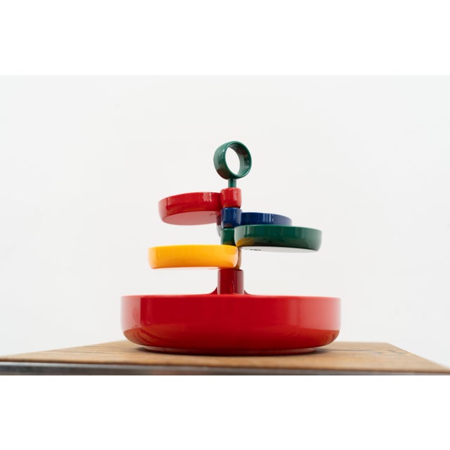 Green Space Age Snack Tower by Emsa, 1970s For Sale - Image 8 of 9