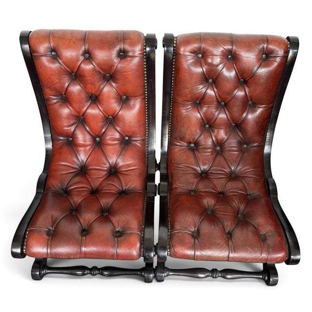 Chesterfield Lounge Chairs, Set of 2, in Good conditions. Designed 1950 to 1959